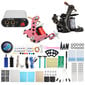 Täydellinen tatuointikonesarja Professional Tattoo Beginner Set Mini Power Supply Needle Reparing Cream 90-265VEU Plug hinta ja tiedot | Manikyyri- ja pedikyyritarvikkeet | hobbyhall.fi