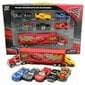 Lightning McQueen Racer Car&Mack Truck, 7kpl hinta ja tiedot | Poikien lelut | hobbyhall.fi