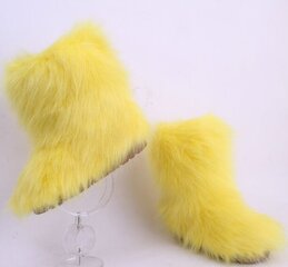 (37-A5)Uusi muoti Fox Fur Nainen Lumisaappaat Rainbow monivärinen Lady Talvisaappaat Lämpimät Saappaat Naisten Saappaat Kengät Bottes de neige femmes hinta ja tiedot | Monot | hobbyhall.fi