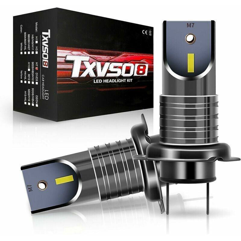 110W 30000lm H7 Led Auton ajovalojen muunnospolttimot Canbus-polttimot Beam 6000k Kit hinta ja tiedot | Ajovalot | hobbyhall.fi