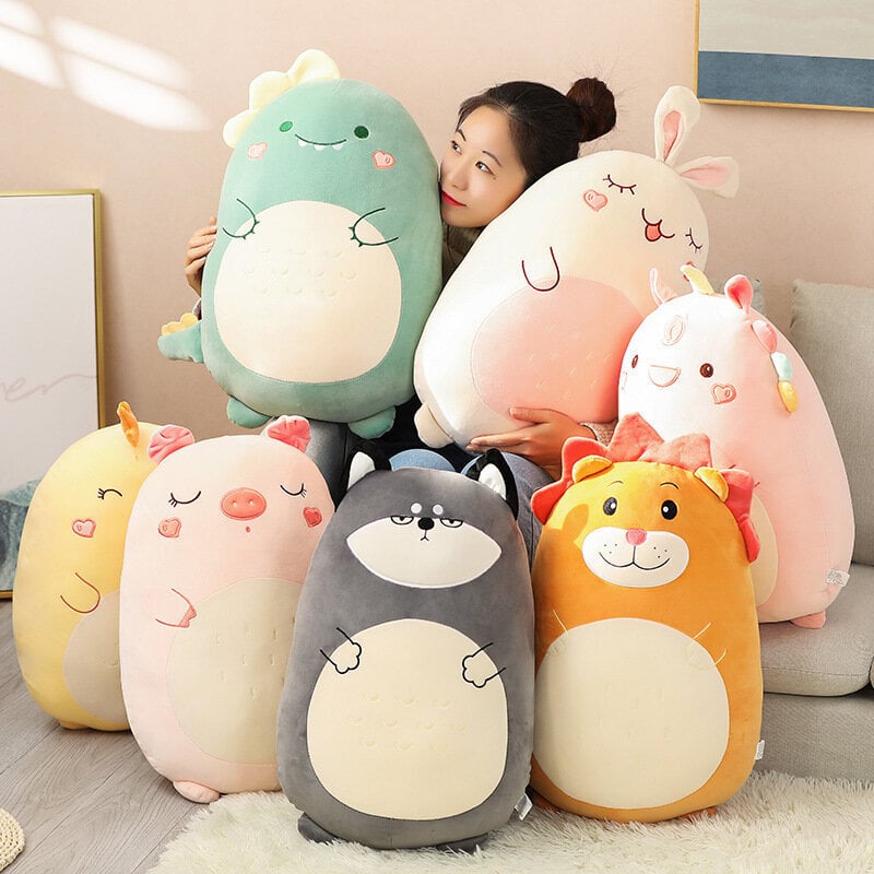 Squishmallows Pehmolelu Animal Kawaii Soft Big Pillow musta karhu hinta ja tiedot | Pehmolelut | hobbyhall.fi