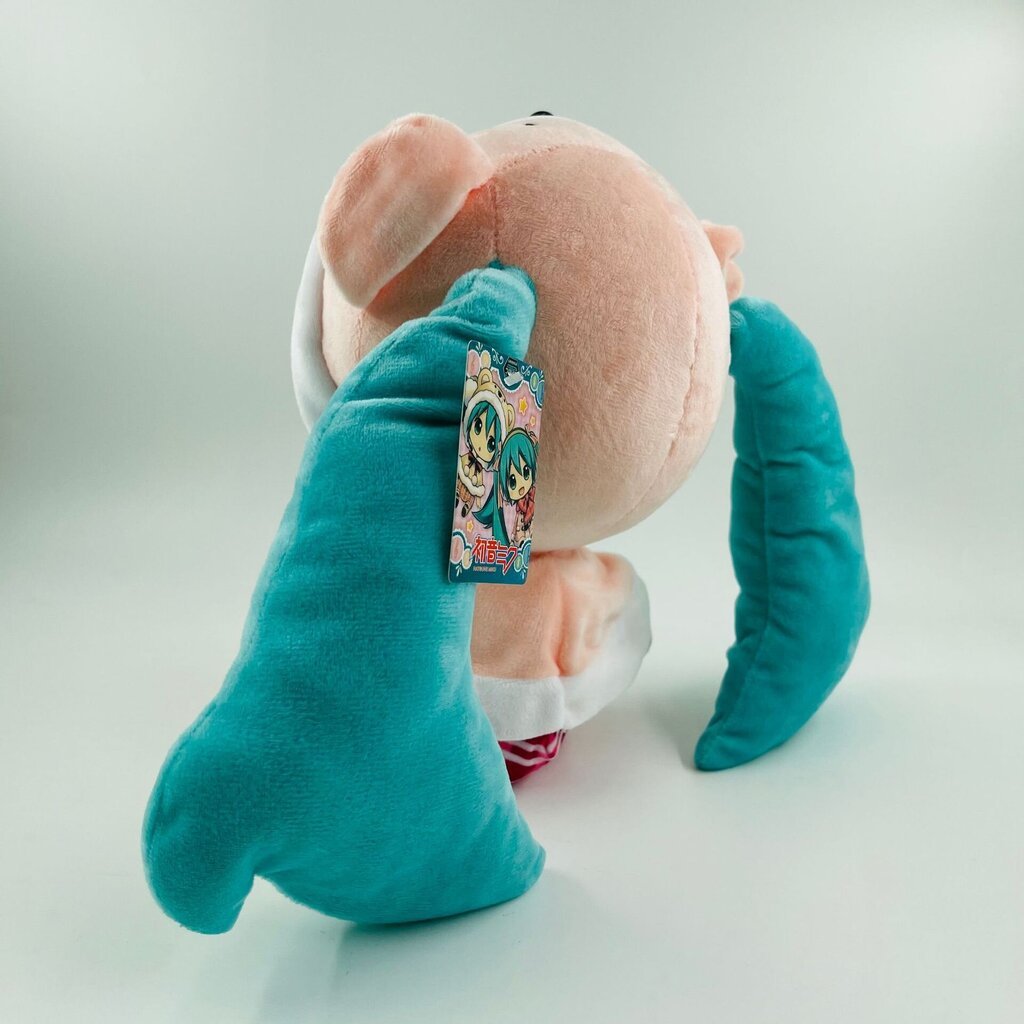 Hatsune Miku 10" pehmeä pehmo nukke (päällään karhuhattu) hinta ja tiedot | Pehmolelut | hobbyhall.fi