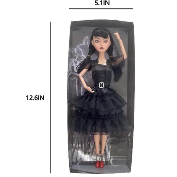 Keskiviikko Addams Dolls Pehmolelut, Liikkuvat Keskiviikko Addams Nuket lapsille hinta ja tiedot | Pehmolelut | hobbyhall.fi