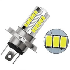 H4 LED Polttimo Auton Ajovalo 33 SMD 5630 5730 Jääsininen hinta ja tiedot | Ajovalot | hobbyhall.fi