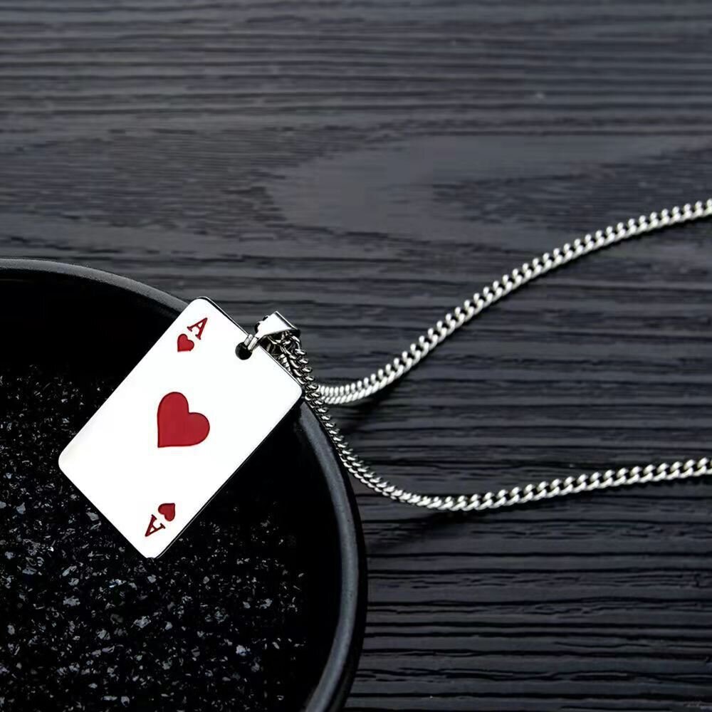 Spades kaulakoru riipus Hearts Card Poker kaulakoru hinta ja tiedot | Lautapelit ja älypelit | hobbyhall.fi