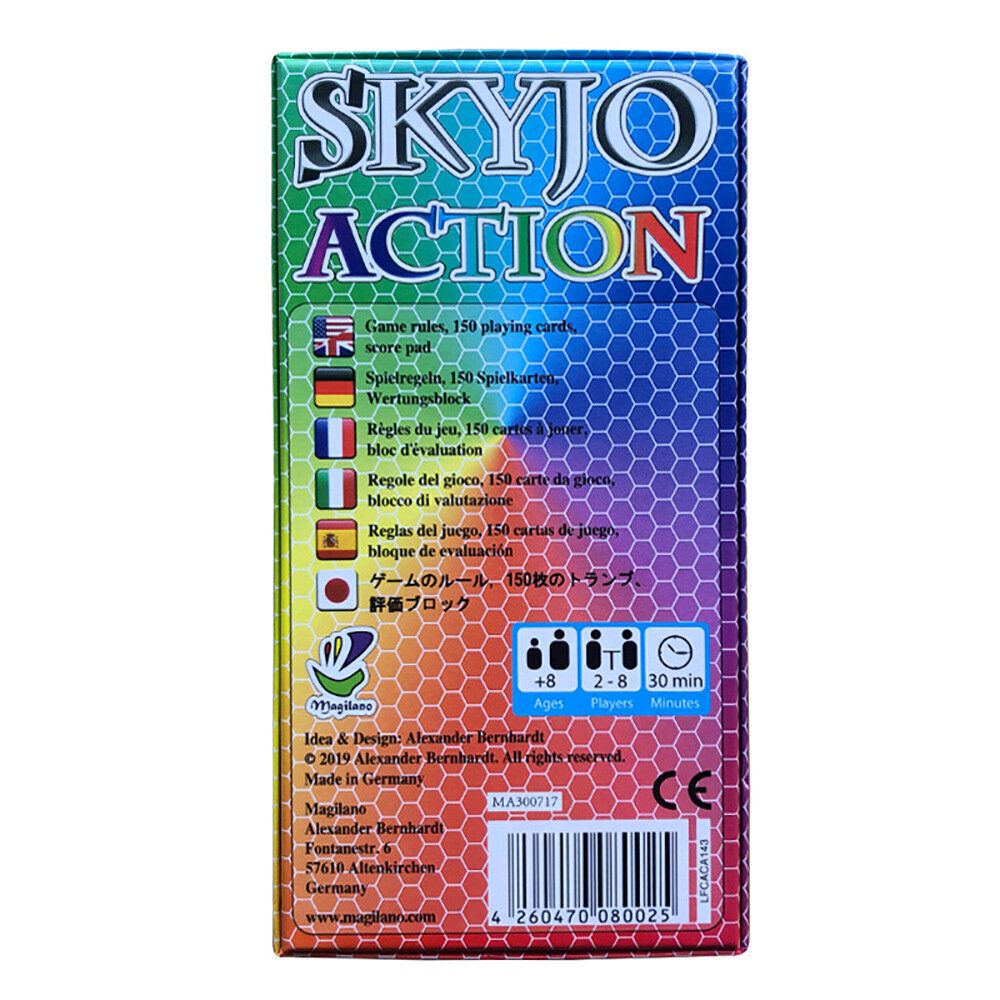 SkyJo Action - Korttipeli korttipeli hinta ja tiedot | Lautapelit ja älypelit | hobbyhall.fi