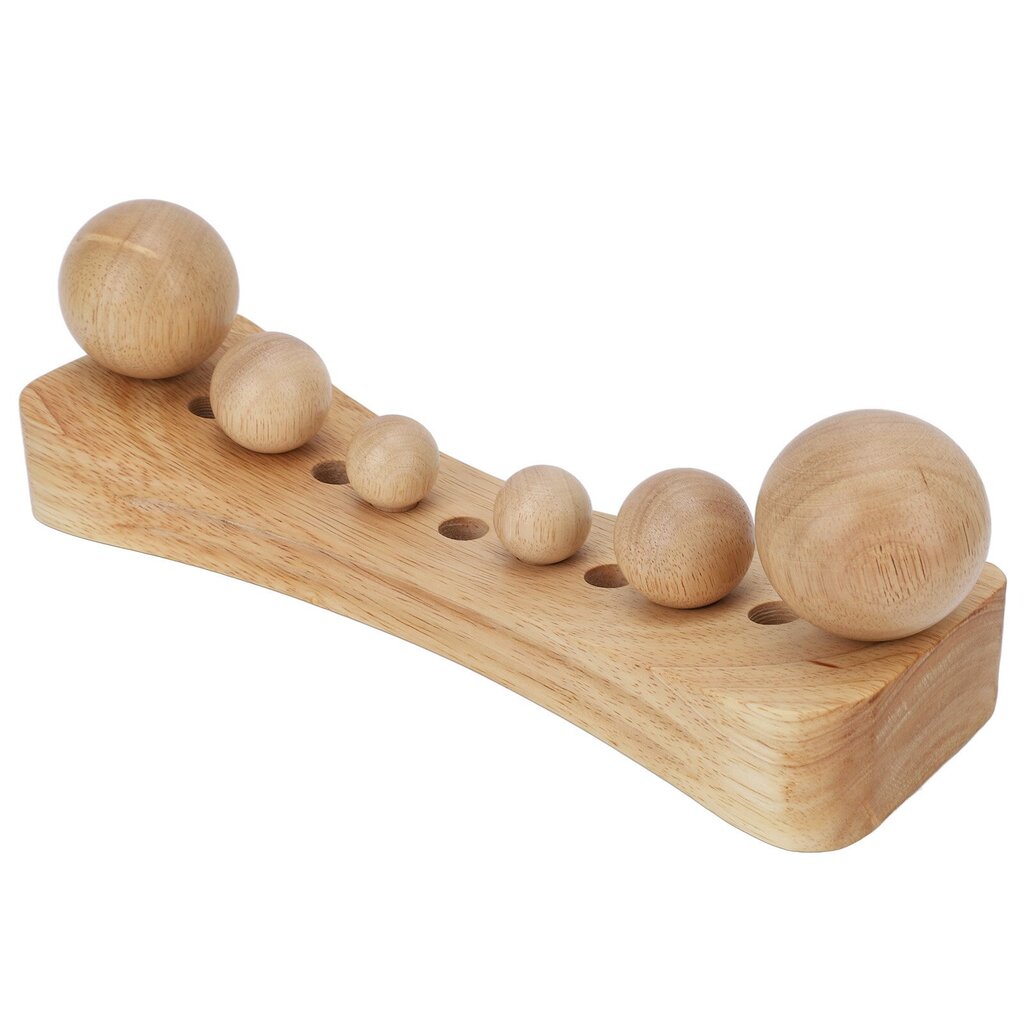 Psoas Muscle Release Tool 6 Hierontapään vapautustyökalu Trigger Point Wood Therapy Massager hinta ja tiedot | Manikyyri- ja pedikyyritarvikkeet | hobbyhall.fi