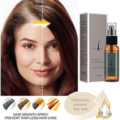 Ginger Hair Growth Serum Spray Herbal Hair Growth Serum Spray hiusten eteerinen öljy hiustenlähtöä estävä ravitseva hiuspäänahkasuihke hinta ja tiedot | Manikyyri- ja pedikyyritarvikkeet | hobbyhall.fi