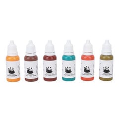 Värillinen 15 ml Tattoo Ink Kit Natural Vivid Color Pigmentti Tatuointi Microblading -harjoitukseen oikealle henkilölle hinta ja tiedot | Manikyyri- ja pedikyyritarvikkeet | hobbyhall.fi