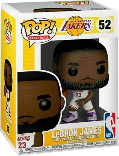 Funko POP NBA: Lakers - LeBron James (valkoinen univormu)