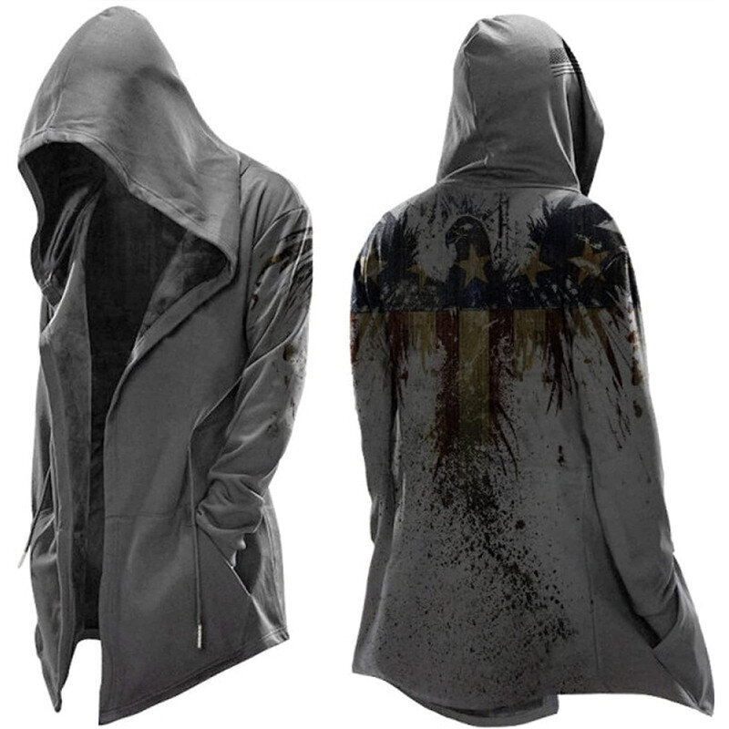 (MULTI-L）Assassin's-creed Miesten neuletakit Cosplay takki kiristysnyörillä huppari hinta ja tiedot | Miesten puserot ja hupparit | hobbyhall.fi