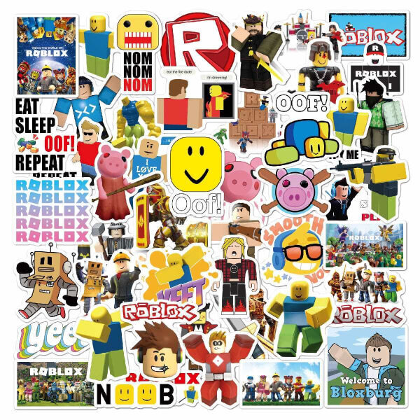 50st Roblox Stickers Vattent?t Laptop Bagage Skate multif?rg hinta ja tiedot | Manikyyri- ja pedikyyritarvikkeet | hobbyhall.fi