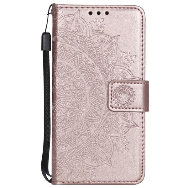 iPhone 7/8/SE (2020/2022) - Mandala-lompakkokotelo - Rose Gold Rose Gold Rose Gold hinta ja tiedot | Miesten lompakot | hobbyhall.fi