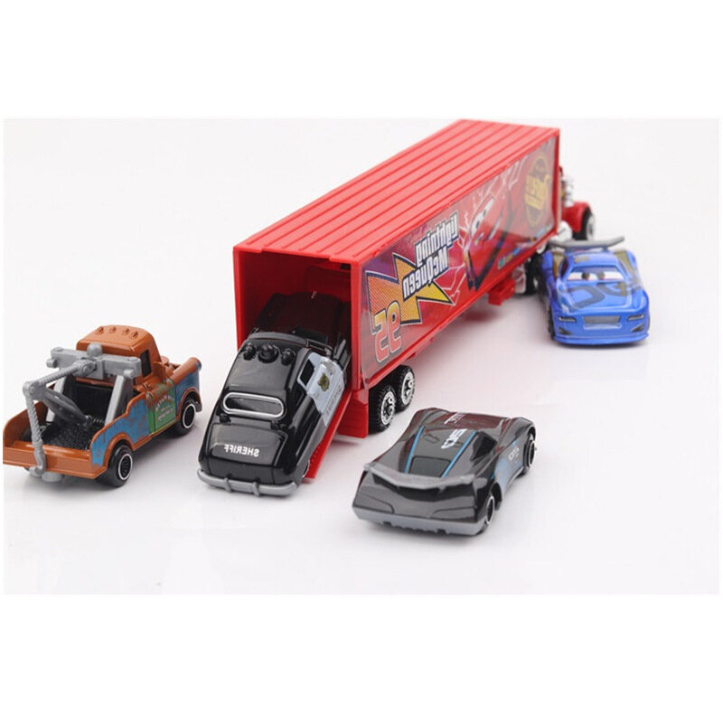 7kpl autoja 3 Jackson Storm Mack Uncle Truck Metal Car Model Lelu Lahja hinta ja tiedot | Pienoismallit | hobbyhall.fi