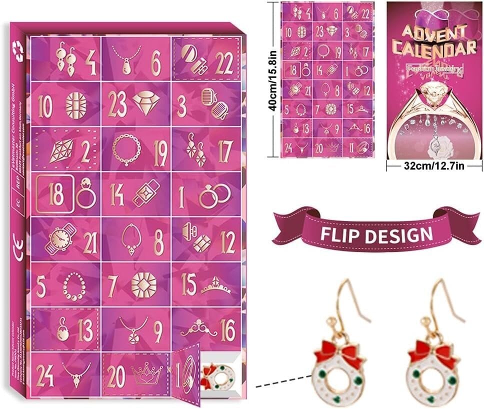 Joulukalenteri Fashion Jewelry hinta ja tiedot | Korusetit | hobbyhall.fi