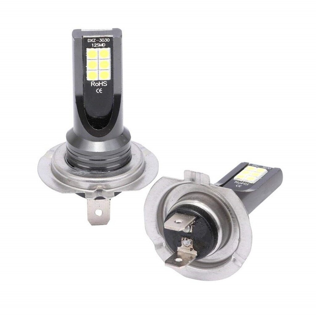 H7 LED auton ajovalo DC12-24 6500K hinta ja tiedot | Ajovalot | hobbyhall.fi