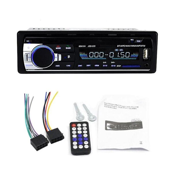 Bluetooth-yhteensopiva Jsd-520 Autoradio 12v autoradio autostereo