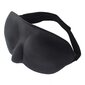 3-pakkaus - 3D Sleeping mask / silmänaamari / silmäside - musta musta hinta ja tiedot | Kasvonaamiot ja silmänalusaamiot | hobbyhall.fi