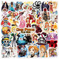 50 kpl One Piece Graffiti -tarroja kannettavalle tietokoneelle hinta ja tiedot | Koristeet ja tarrat | hobbyhall.fi