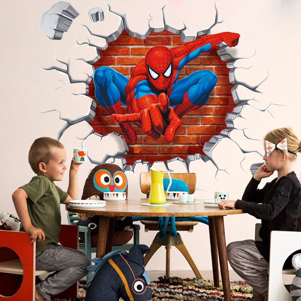 3D Spiderman Wall Decal Lastenhuoneen sisustus hinta ja tiedot | Pehmolelut | hobbyhall.fi