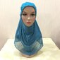 Sifonki Muslim Hijab Hijab Double Mesh helmillä hijab-vihreä hinta ja tiedot | Hiustarvikkeet | hobbyhall.fi