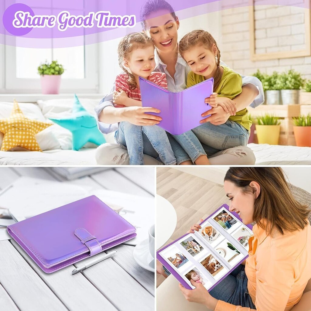 128 Pocket Mini Album (Nebula Purple) Fuji Printeroil -maalille hinta ja tiedot | Toimistotarvikkeet | hobbyhall.fi