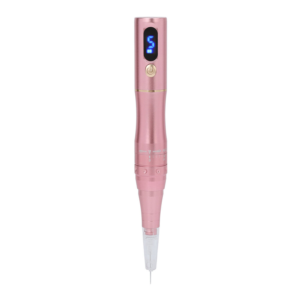 Ammattimainen Microblading Machine Semi Permanent Meikki Tatuointi Kynä Kulmien Eyeliner Huulikynä Rose Gold 100-240V EU Plug hinta ja tiedot | Manikyyri- ja pedikyyritarvikkeet | hobbyhall.fi