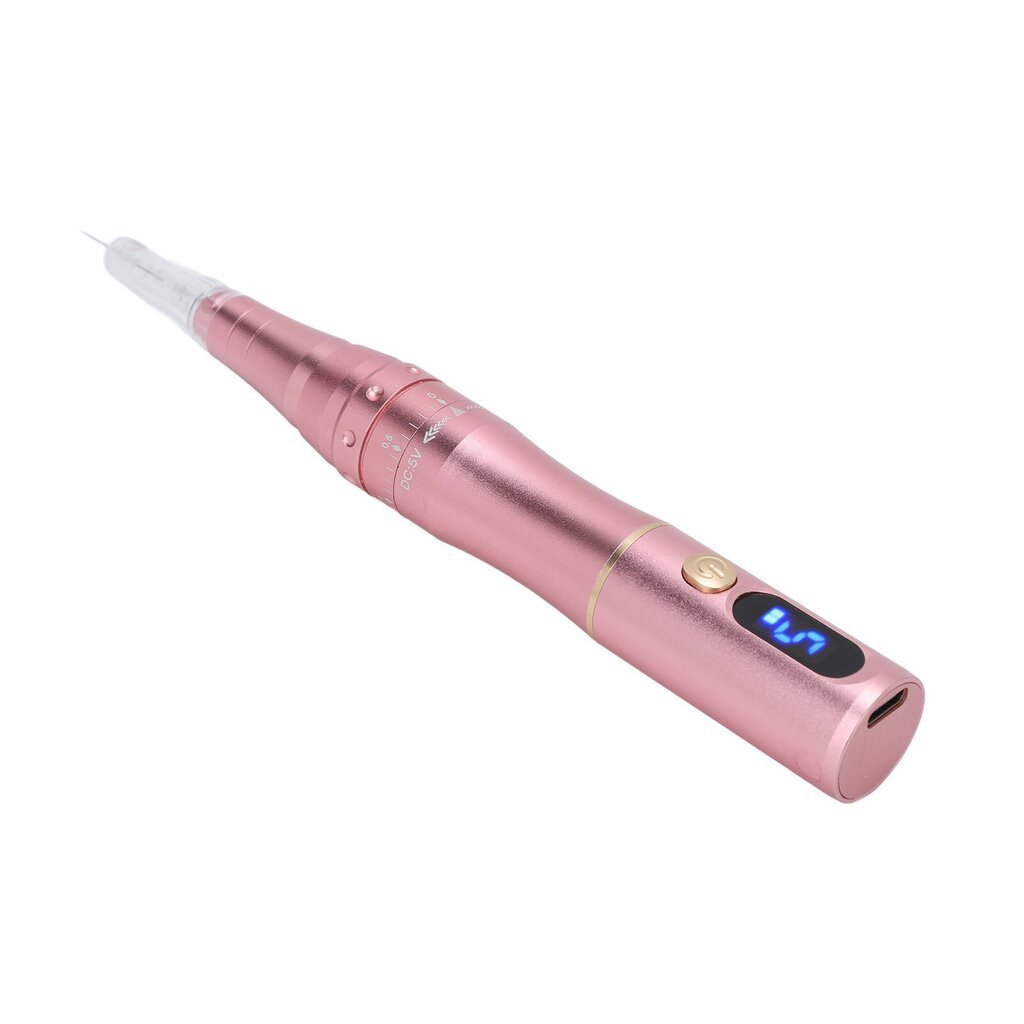 Ammattimainen Microblading Machine Semi Permanent Meikki Tatuointi Kynä Kulmien Eyeliner Huulikynä Rose Gold 100-240V EU Plug hinta ja tiedot | Manikyyri- ja pedikyyritarvikkeet | hobbyhall.fi