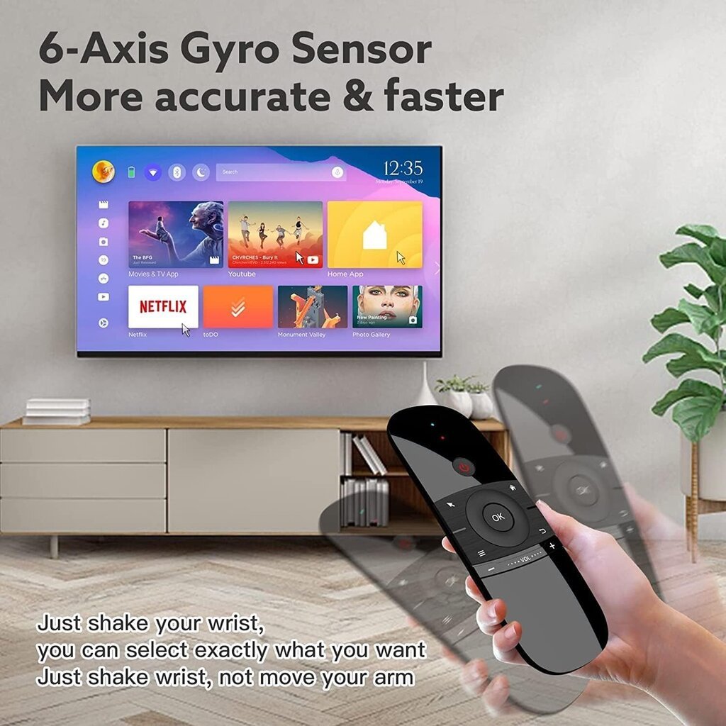 [4-in-1] Universaali TV-kaukosäädin 2.4G Motion Sensing Controller Keyboard Air Mouse -kaukosäätimellä Android TV Boxeille hinta ja tiedot | Hiusvärit | hobbyhall.fi