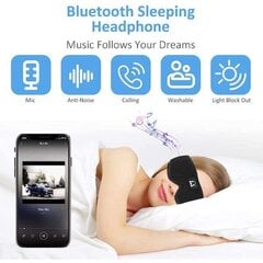 3D SleepPhones Bluetooth Sleep-kuulokkeet hinta ja tiedot | Kasvonaamiot ja silmänalusaamiot | hobbyhall.fi