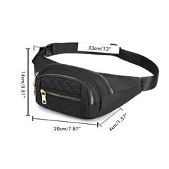 Outdoor Sport-vyötärölaukku naisille Crossbody Fanny Pack puhelinmatkalle Juoksuvaelluspyöräilyyn hinta ja tiedot | Naisten käsilaukut | hobbyhall.fi