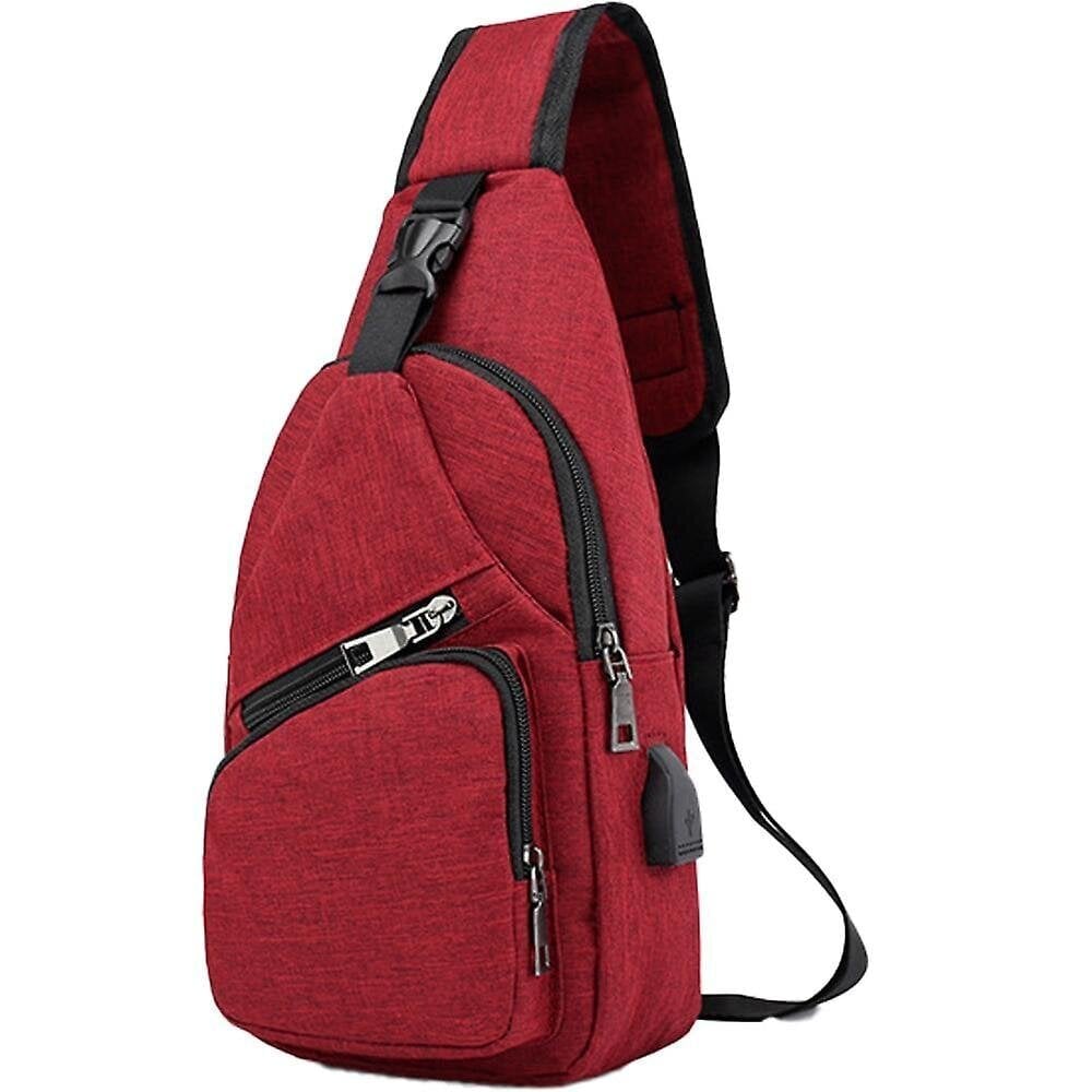 Sling Bag - reppu olkapäällä rintataskut crossbody päiväreppu miehille ja naisille hinta ja tiedot | Naisten käsilaukut | hobbyhall.fi