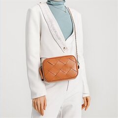 Laukut Naisten Olkalaukku Ketjulaukku Naisten Diamond Woven Bag Crossbody hinta ja tiedot | Naisten käsilaukut | hobbyhall.fi