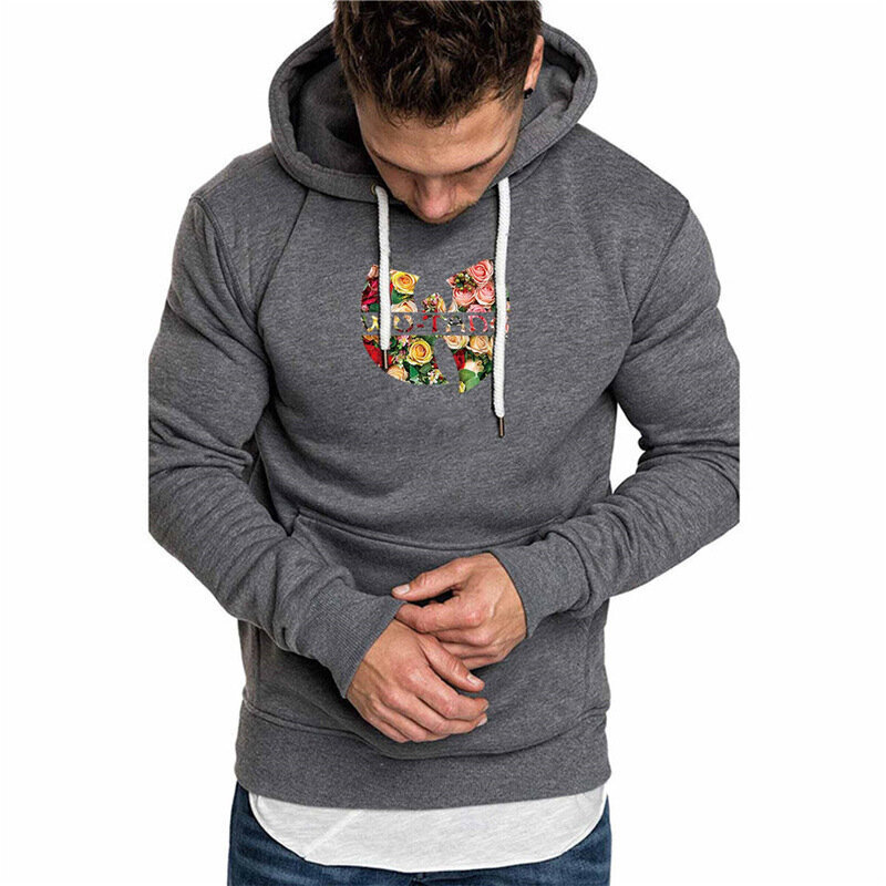 (tummanharmaa 002-L） Unisex Hip Hop Streetwear Rap Music -hupparit Rennot Sudadera-takit hinta ja tiedot | Miesten puserot ja hupparit | hobbyhall.fi