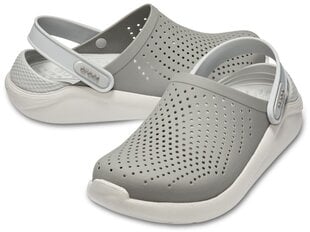 Crocs™ vapaa-ajan kengät LiteRide Clog, harmaa 38,5 891003200 hinta ja tiedot | Naisten sandaalit ja tossut | hobbyhall.fi