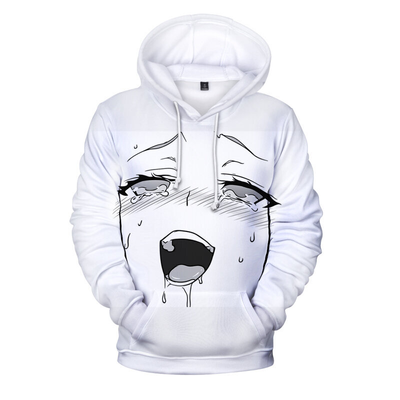 (0ahegao2-S） Miesten japanilainen animehuppari Hip Hop Street -vaatteet miesten hinta ja tiedot | Miesten puserot ja hupparit | hobbyhall.fi