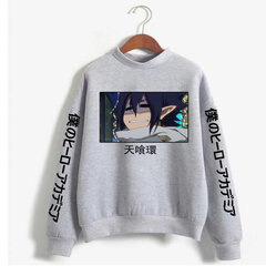 (harmaa-M）Anime My Hero Academia Funny Hoodies hinta ja tiedot | Miesten puserot ja hupparit | hobbyhall.fi