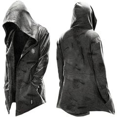 (harmaa-XL）Assassin's-creed miesten neuletakit Cosplay takki kiristysnyörillä huppari hinta ja tiedot | Miesten puserot ja hupparit | hobbyhall.fi