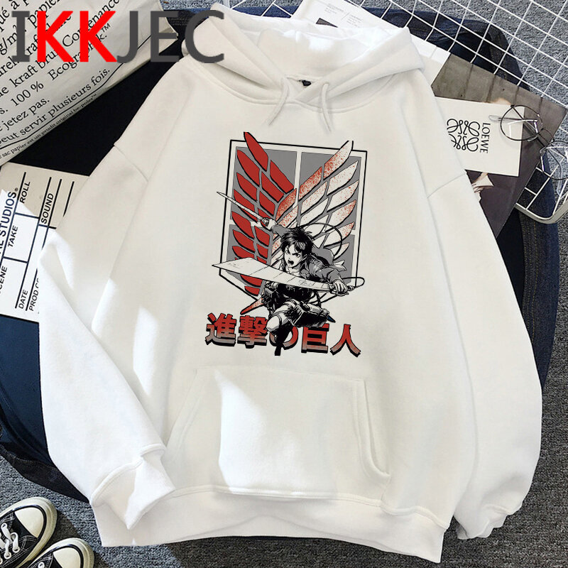 (44156-L）Attack on Titan Shingeki No Kyojin Funny Cartoon Winter Warm Hoodie Men hinta ja tiedot | Miesten puserot ja hupparit | hobbyhall.fi