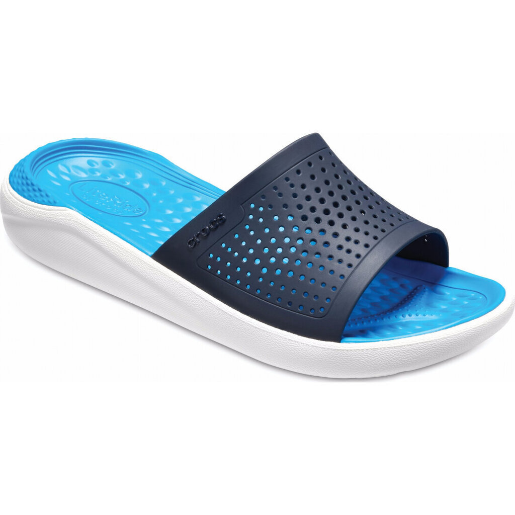 Crocs™ vapaa-ajan kengät LiteRide Slide, sininen hinta ja tiedot | Naisten sandaalit ja tossut | hobbyhall.fi