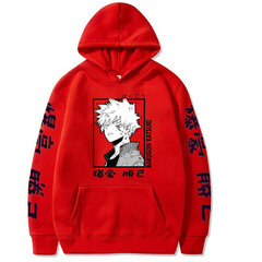 (Red-L) Harajuku My Hero Academia Hoodies Miesten pitkähihainen paita hinta ja tiedot | Miesten puserot ja hupparit | hobbyhall.fi