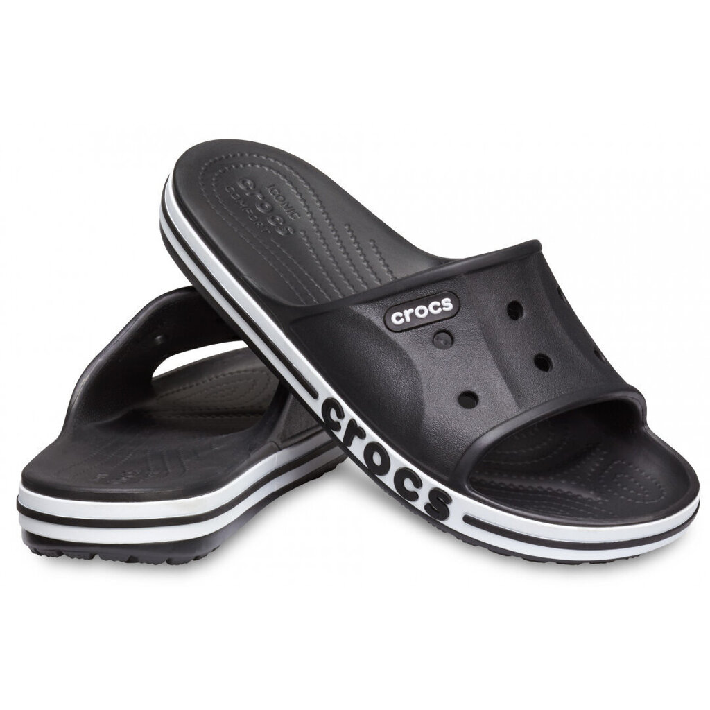 Crocs™ vapaa-ajan kengät Bayaband Slide, musta hinta ja tiedot | Naisten sandaalit ja tossut | hobbyhall.fi