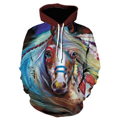 (CBW-588-M）Sweatshirt Miesten 3D-hupparit Print Unisex Oversize-hupparit hinta ja tiedot | Miesten puserot ja hupparit | hobbyhall.fi