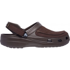 Crocs™ miesten vapaa-ajan jalkineet Yukon Vista II Clog, ruskea hinta ja tiedot | Miesten sandaalit ja tossut | hobbyhall.fi