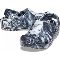 Crocs™ vapaa-ajan kengät Classic Marbled Clog, valkoinen hinta ja tiedot | Naisten sandaalit ja tossut | hobbyhall.fi