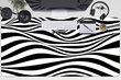 Decormat Black and White Waves hinta ja tiedot | Hiiret | hobbyhall.fi