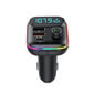 Autolaturi FM-lähetin pikalataus PD QC3.0 USB C -autopuhelinlaturi Type C -sovitin autossa iPhonelle Samsung Huawei Xiaomi hinta ja tiedot | Paristolaturit | hobbyhall.fi