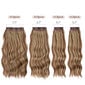 Clip-In Extensions 22 tuuman setti 4 Curly Waves naisten peruukki hinta ja tiedot | Kampaamotuotteet | hobbyhall.fi