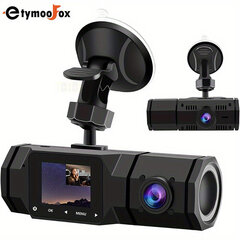 Dual Dash Cam, FHD 1080P edessä ja sisällä kaksi kojelautakameraa IR Night Vision Dashcam hinta ja tiedot | Lisätarvikkeet autoiluun | hobbyhall.fi