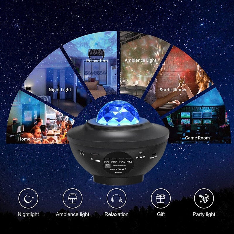 Galaxy Projector Light, Nebula Projector Night Light hinta ja tiedot | Projektorit | hobbyhall.fi